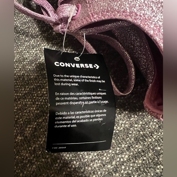 Converse Chuck Taylor All Star Rosie Pink Completely Covered Glitter Low Shoes - Picture 9 of 11